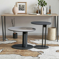 Vente chaude Table Basse Moderne avec Plateau En Verre Trempé 6 + 6MM Meubles De Salon Ensembles De Table À Manger Décoratifs