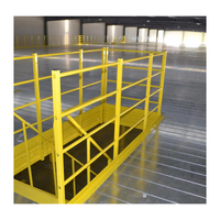 Plateforme de Stockage Multi-Niveaux en Acier H-Beam Robuste avec Grille Anti-Collision Personnalisable pour Mezzanine Industrielle