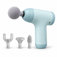 Pistolet de massage à percussion OEM ODM 10 mm avec 6 vitesses et 4 têtes, appareil portable de récupération musculaire pour la gym, le fitness et l'utilisation après l'entraînement