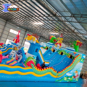 Phim hoạt hình ngoài trời <span class=keywords><strong>Inflatable</strong></span> lâu đài nhà bị trả lại với <span class=keywords><strong>Slide</strong></span> bouncy lâu đài cho trẻ em <span class=keywords><strong>Inflatable</strong></span> Trampoline - Product Image 6