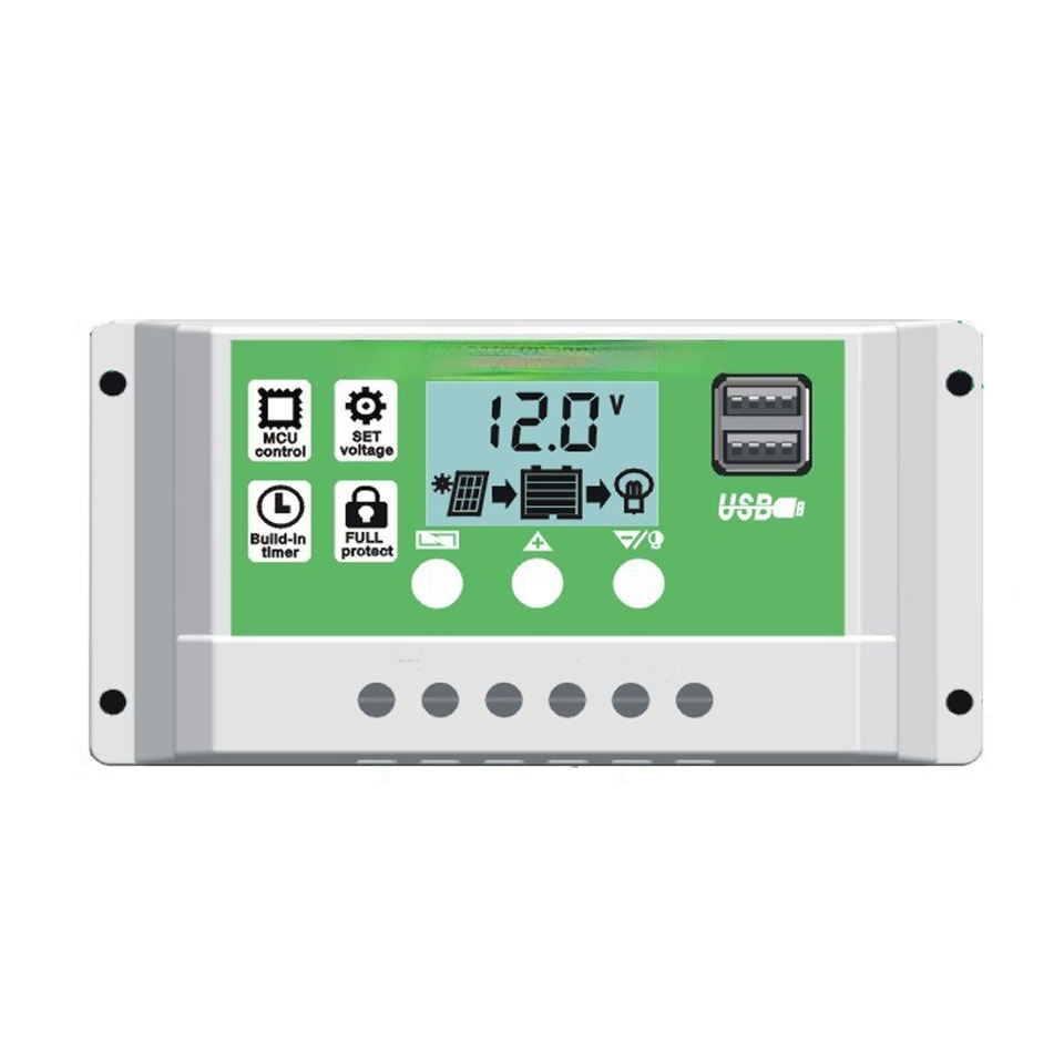 30A 20A 10A <strong>12v</strong> 24v <strong>Solar</strong> charge controller PWM <strong>battery</strong> charger PV Regulator for Lead acid <strong>battery</strong> Li-ion lithium <strong>batteries</strong>