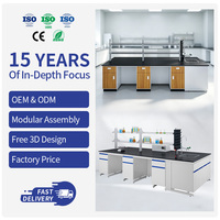 Table de laboratoire en acier métallique à structure stable et verrouillable pour tests industriels, inspection et assemblage – Vente en gros personnalisée