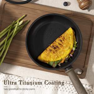 ชุดกระทะทอดแบบไม่ติดกระทะ ดัฐมา มาสเตอร์ ขนาด 175 มม. ผลิตจากไทเทเนียมคุณภาพพรีเมียม ใช้ได้กับเตาแม่เหล็กไฟฟ้า - Product Image 4