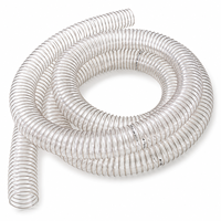 Conduit de ventilation, conduit renforcé, conduit transparent, tuyau de drainage en PVC spiralé