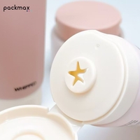 Tapa abatible Star de 200 ml, tubo de PE con superficie mate para envasado de cosméticos, cuidado de la piel y mascarillas faciales, 50 mm de diámetro, logotipo personalizable
