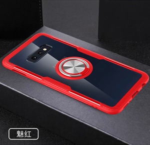 de armadura anillo soporte magnético soporte de teléfono móvil a prueba de golpes caso híbrido para Samsung Galaxy S10 Lite - Product Image 1