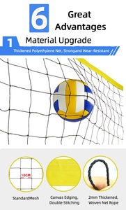 Ensemble <span class=keywords><strong>de</strong></span> <span class=keywords><strong>filet</strong></span> <span class=keywords><strong>de</strong></span> <span class=keywords><strong>volley</strong></span>-<span class=keywords><strong>ball</strong></span> d'<span class=keywords><strong>extérieur</strong></span> pour la plage et la cour, <span class=keywords><strong>filet</strong></span> <span class=keywords><strong>de</strong></span> <span class=keywords><strong>volley</strong></span>-<span class=keywords><strong>ball</strong></span> robuste avec ballon, parfait pour les jeux <span class=keywords><strong>de</strong></span> jardin ou <span class=keywords><strong>de</strong></span> plage - Product Image 5