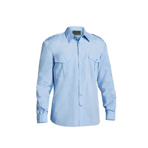 Camisas de <span class=keywords><strong>piloto</strong></span> para hombre Uniformes DE TRABAJO Camisas de vestir charreteras de manga larga - Product Image 1