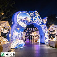 Arche gonflable personnalisée géante pour événements, fêtes, expositions, publicité, décoration d'arche gonflable