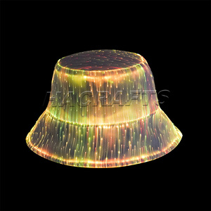 Chapeau bob LED lumineux de haute qualité, nouveau style 2025, décoration, idée <span class=keywords><strong>cadeau</strong></span> pour Pâques, Nouvel An, Noël, Halloween, fêtes - Product Image 2