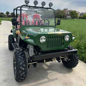 Hot Selling Off Road 4WD <b>Utv</b> for Beach Buggy Go Kart Electric Car Mini Jeep <b>Utv</b> Dune Buggy 4 Seater Classic Jeep Car for Sale - Product Image 1