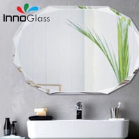 Custom Sizes Bevel Edge Copper Free Silver Mirror with Competitive Price