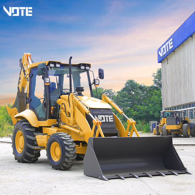 Mini Backhoe Loader 4x4 Wheel Loader Backhoe 3 Ton 5 Ton 4 Wheel Drive New Backhoe Loader for Sale All-Terrain Epa Engine