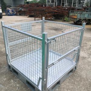 Hafif çelik Q235 istiflenebilir katlanabilir ağır katı çelik Stillage kafes - Product Image 2