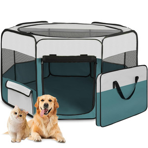 Parc portable pour animaux de compagnie, tente pliable, grande capacité, pour intérieur/extérieur, voyage, camping - Product Image 1