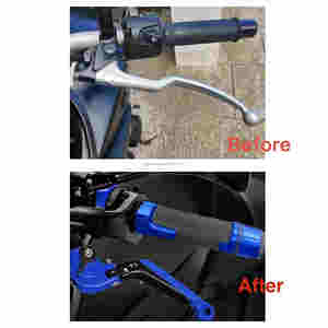 Nuevos Accesorios para Motocicletas MOXI <span class=keywords><strong>CB500X</strong></span> CBR500R |   Palancas de Freno Ajustables CNC Antideslizantes y Antichoque para Manillar Superior - Product Image 5