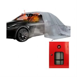 Couverture anti-feu de véhicule professionnel 20ft X 30ft couverture anti-feu en Fiber de verre pour ateliers de réparation automobile - Product Image 1