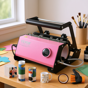 Presse à chaud Vevor 11-30oz pour sublimation céramique, pour mugs, artisanat DIY, fabrication de cadeaux roses, outil de création - Product Image 2