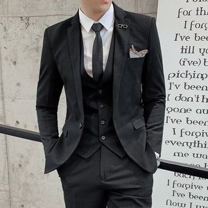 Conjunto <span class=keywords><strong>de</strong></span> Traje <span class=keywords><strong>de</strong></span> Tres Piezas Transpirable <span class=keywords><strong>para</strong></span> <span class=keywords><strong>Hombre</strong></span>, Versión Coreana <span class=keywords><strong>de</strong></span> Otoño, el Mejor Traje Juvenil <span class=keywords><strong>para</strong></span> Bodas o Eventos - Product Image 6