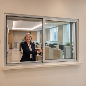 Option de <span class=keywords><strong>vitrage</strong></span> individuel à <span class=keywords><strong>prix</strong></span> abordable pour cabine, avec rail extrudé, pour une fraîcheur optimale de l'air, un design discret, une vue améliorée, un coût réduit et un cadre en alliage fin. - Product Image 2