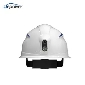 Helm Keselamatan Pintar/Konstruksi HWiFi 4G Kamera Helm Keselamatan Topi Keras IP66 1080P Kamera Helm Keselamatan Pintar