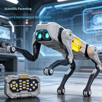 Nouveau robot chien télécommandé bionique intelligent à commande vocale avec application, en plastique, jouet électrique pour les 14 ans et plus