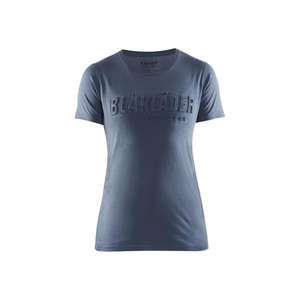 Blaklader-เสื้อยืดผู้หญิง343110428209XXL 3D เสื้อยืดทำงาน7330509770757สีน้ำเงิน-EAN และเสื้อโปโล - Product Image 1