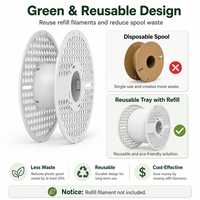 Filazoo Pla Petg Filament 3D 1Kg 200Mm Bobine de filament en plastique vide réutilisable pour imprimante 3D