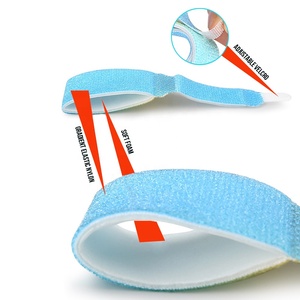 Tissu orteil lisseur coloré Oignon correcteur attelle <span class=keywords><strong>cassé</strong></span> orteil enveloppes orthèse orthopédique séparateur Bandages orteil sangle Wrap - Product Image 4
