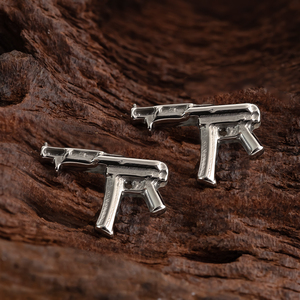 Joyería para Piercing Aurien Cool Punk <span class=keywords><strong>LA</strong></span> BLINGZ ASTM F136 Titanio SMG <span class=keywords><strong>Gun</strong></span> Piercing con Rosca Interna para el Cuerpo - Product Image 5
