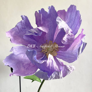 DKB fábrica a granel al por mayor de alta calidad <span class=keywords><strong>flores</strong></span> falsas gigantes tamaño personalizado grandes <span class=keywords><strong>flores</strong></span> gigantes de organza - Product Image 3