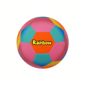 Balón de Voleibol de Playa Infantil Rainbow, Neopreno, 220g, 22cm, para Entretenimiento - Product Image 1