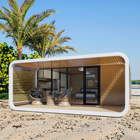 Cabine apple CDPH 20 pieds 40 pieds pour bureau boutique maison préfabriquée capsule spatiale apple pod