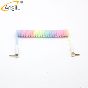 Angitu Premium Hand Make <strong>TRRS</strong> Audio <strong>Cables</strong> Reversed Custom Coiled Split/Sofle Keyboard <strong>TRRS</strong> <strong>Cable</strong> - Product Image 6