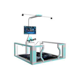 High Profit VR Stand Walking Platform Juego de realidad virtual 9D VR Shooting Simulator 60PCs Películas llenas de diversión, llenas de diversión 1000W - Product Image 1