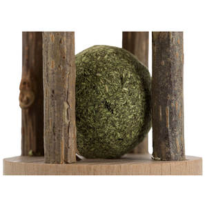 Jouet en forme de feuille 4-5 cm, cage en bois pour animaux de compagnie, jouet à mâcher - Product Image 3