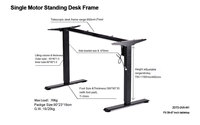 Supporto ergonomico Sit regolabile ufficio scrivania del Computer pieghevole automatico per casa scuola ospedale appartamento uso Hotel
