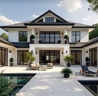Villa de luxe personnalisable, maison préfabriquée, maison hybride en acier et en béton, haute résistance, durable, écologique, résistante au feu