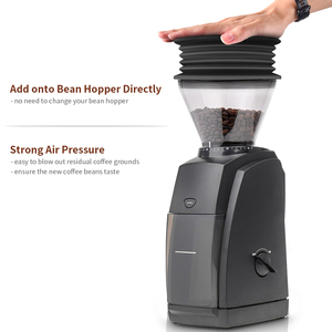 <span class=keywords><strong>Moulin</strong></span> à café Baratza trémie à dose unique et soufflet trémie à grains avec soufflet en silicone et souffleur de couvercle en aluminium - Product Image 5