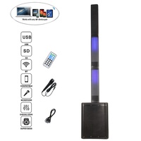 Sistema de Altavoces PA Profesional de Audio de 800 W y 8 Pulgadas, Caja de Sonido Portátil para Karaoke, BT TWS, con Micrófono FM, Bocina Parlante