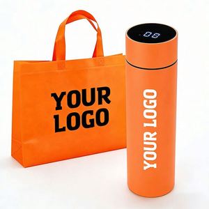 Bouteille d'eau intelligente à isolation sous vide avec affichage LED de température, vente en gros d'usine, idéale pour le bureau, les cadeaux promotionnels d'entreprise - Product Image 1