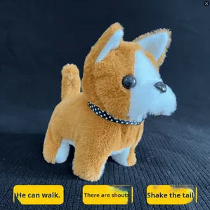 Juguete de Perro Realista Eléctrico de Peluche con Relleno de Algodón PP, Regalo Unisex para Mayores de 14 Años, Navidad - Product Image 6
