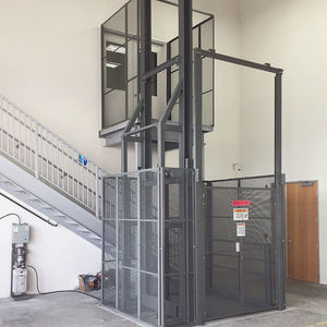 इलेक्ट्रिक फ्रेट लिफ्ट के साथ गोदाम के लिए भारी शुल्क ऊर्ध्वाधर हाइड्रोलिक कार्गो लिफ्ट 15 मीटर उठाने की ऊंचाई v-380v 1.1kw मोटर 110 - Product Image 6