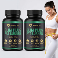 Complément alimentaire en comprimés à base d'extraits naturels de plantes Slim Plus OEM/ODM, formule active pour le métabolisme, le bien-être, la combustion des graisses et la détoxification