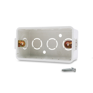 2 gang switch socket bottom box abs 118 type junction box abs electrical waterproof switch outlet box