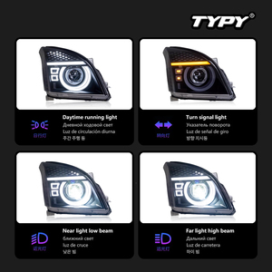 Kit de Conversión de Faros LED para Toyota Prado/Land Cruiser Prado 2003-2009 con Luces de Circulación Diurna e Intermitentes - Product Image 5