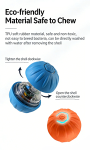 Elektrische slimme interactieve hondenbal speelgoed, automatisch springend, oplaadbaar, waterdicht TPU puppy speelgoed voor kleine en middelgrote honden en katten - Product Image 5