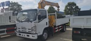 Isuuzu 4*2 עגור משאית הרמת מנוף 8 טון מנופים למשאיות - Product Image 3