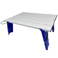 Mini petite Table pliante de haute qualité Mini Table en aluminium 6061 avec pieds rétractables Table à hauteur réglable pour le Camping en plein air