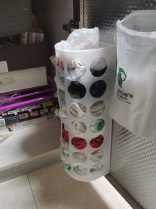 믹스웨어스 플라스틱 장바구니 보관 홀더 쓰레기 봉투 디스펜서 비닐 홀더 가방 정리함 - Product Image 4